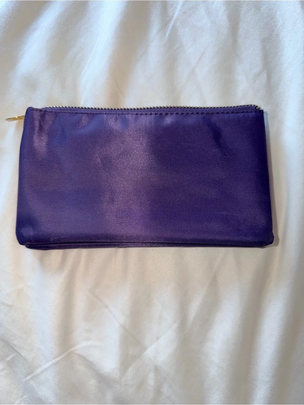 Tory Burch Purple Nylon Wristlet BROKEN SNAP RELEASE For strap